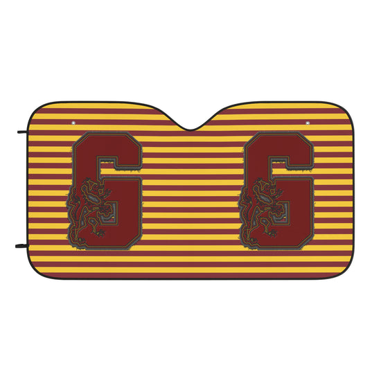 Gryffindor G Embroidery Design Car Sun Shades - Fandom-Made