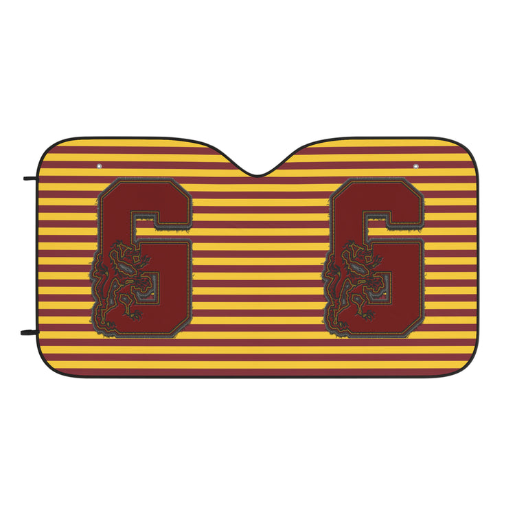 Gryffindor G Embroidery Design Car Sun Shades - Fandom-Made