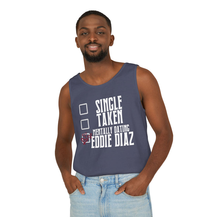 Mentally Dating Eddie Diaz Tank Top - Fandom-Made