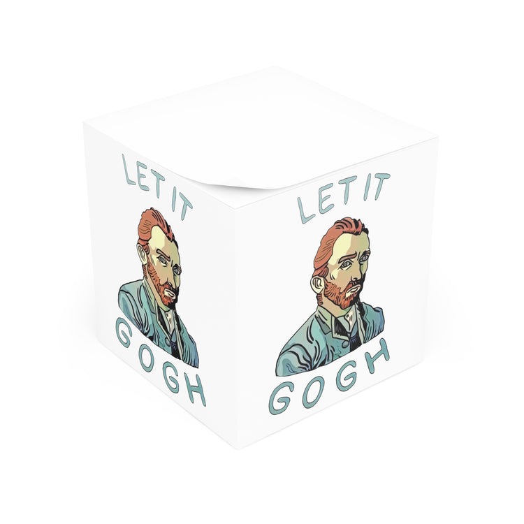 Let It Gogh Note Cube - Fandom-Made