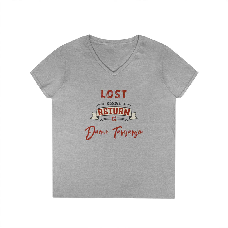 Lost Return To... Daemon Targaryen V-Neck Tee - Fandom-Made