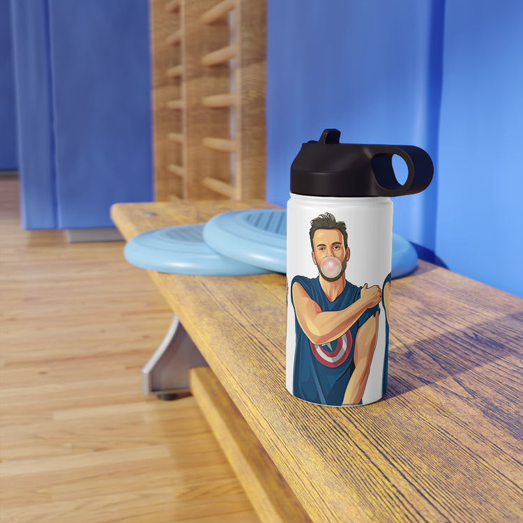 Chris Evans Water Bottle - Fandom-Made