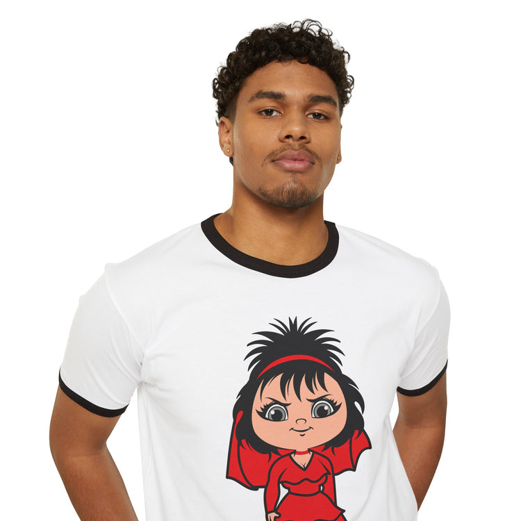Lydia Deetz Ringer T-Shirt - Fandom-Made