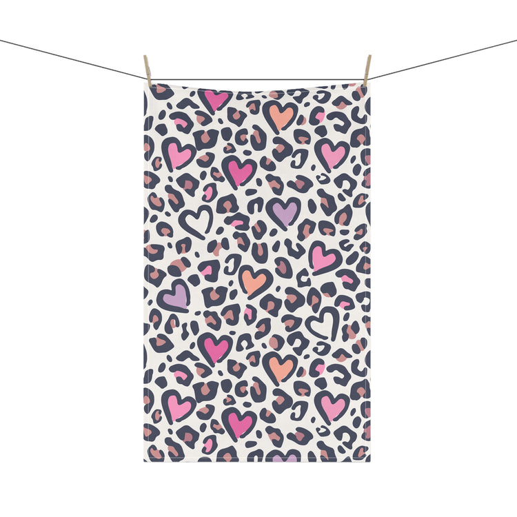 Leopard Love Kitchen Towel - Fandom-Made