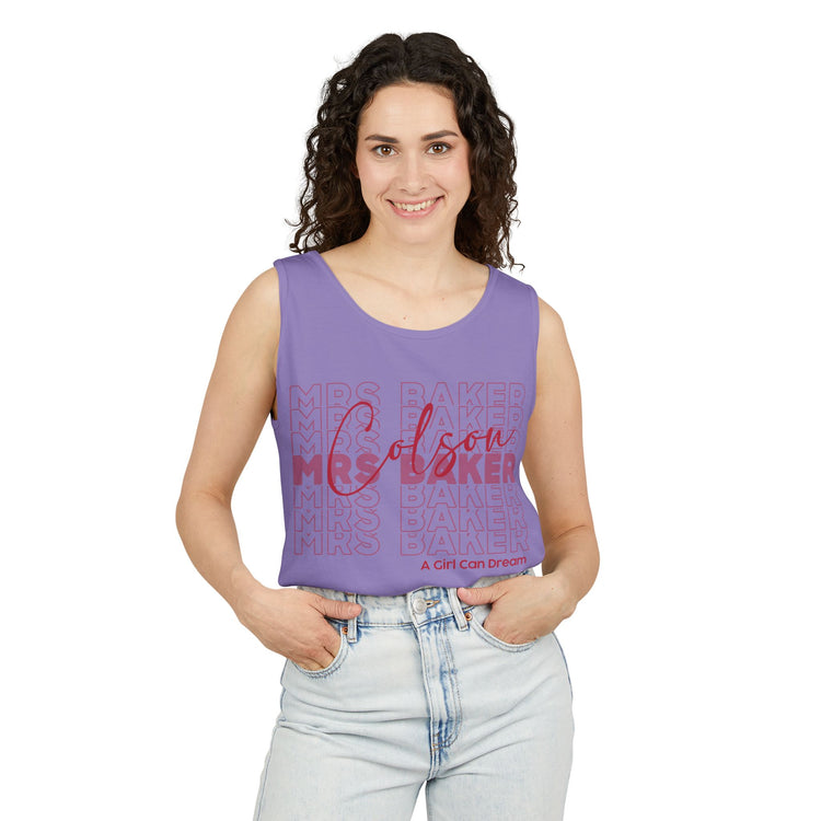 Mrs. Baker Unisex Garment-Dyed Tank Top