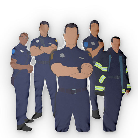 9-1-1 Group-Shaped Pillow - Fandom-Made
