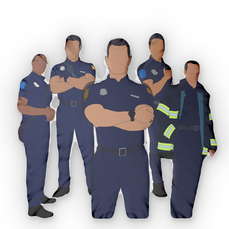 9-1-1 Group-Shaped Pillow - Fandom-Made