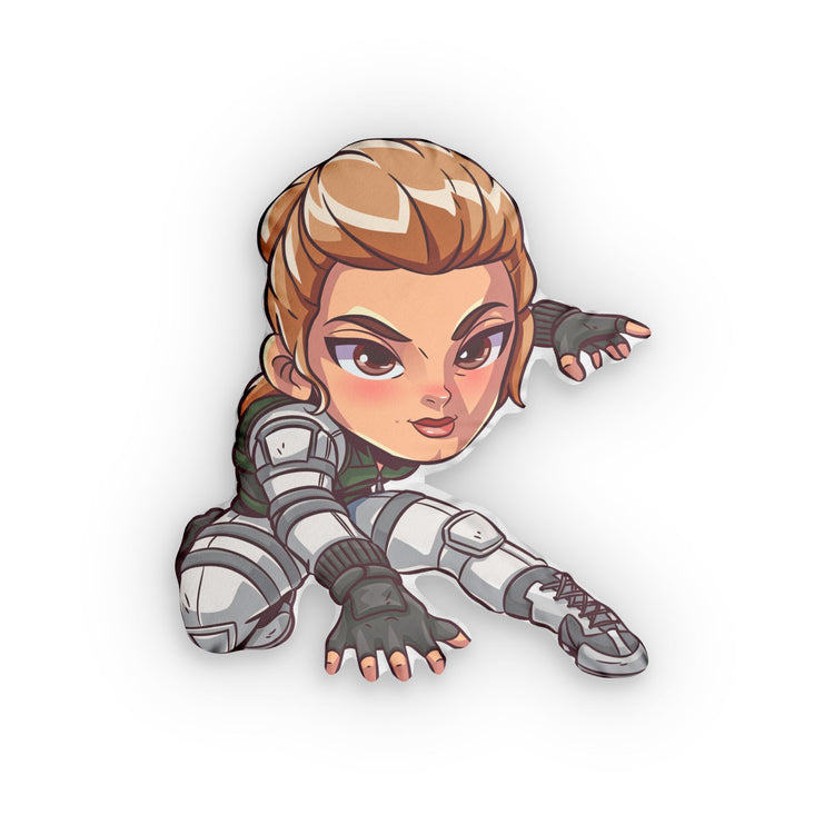 Yelena Belova-Shaped Pillow - Fandom-Made