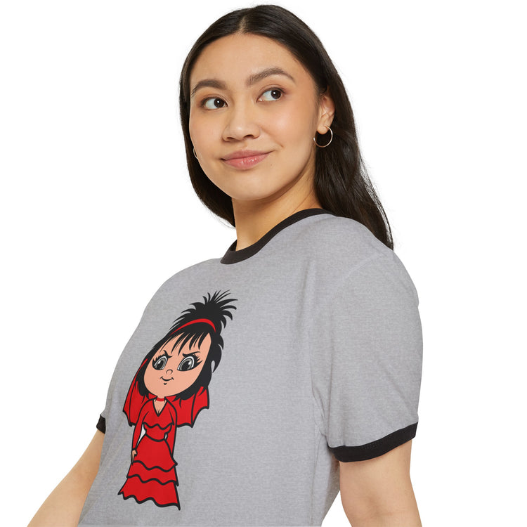 Lydia Deetz Ringer T-Shirt - Fandom-Made