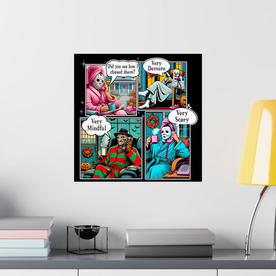 Very Demure Very Mindful Very Scary Poster - Fandom-Made