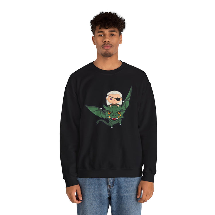 Aemond and Vhager Unisex Crew Neck Sweatshirt - Fandom-Made