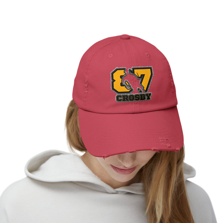 Crosby Distressed Cap - Fandom-Made