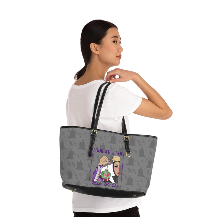 Look What You Made Me Do Leather Shoulder Bag - Fandom-Made