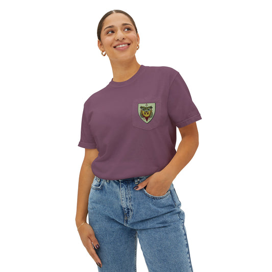 Durmstrang Crest Pocket T-Shirt - Fandom-Made