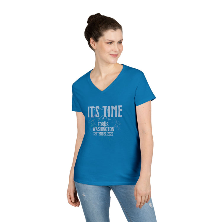 It's Time V-Neck Tee - Fandom-Made