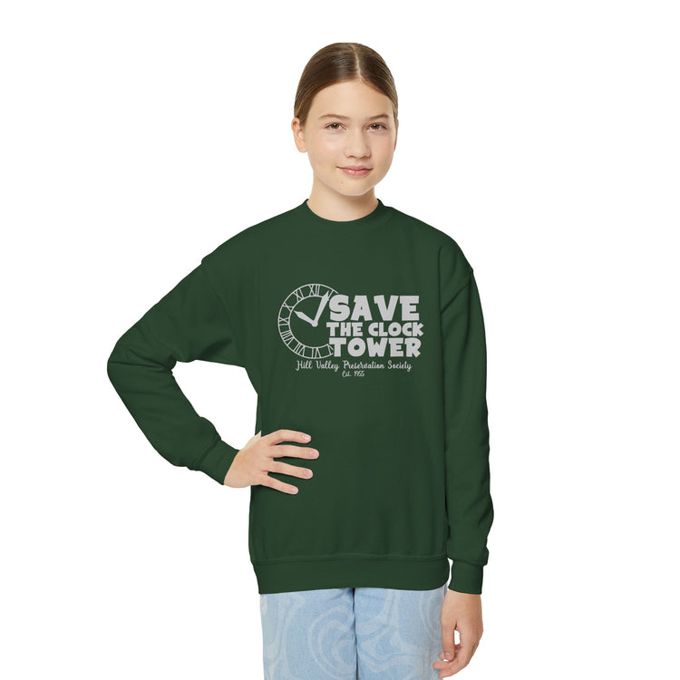 Save The Clock Tower Youth Sweatshirt - Fandom-Made