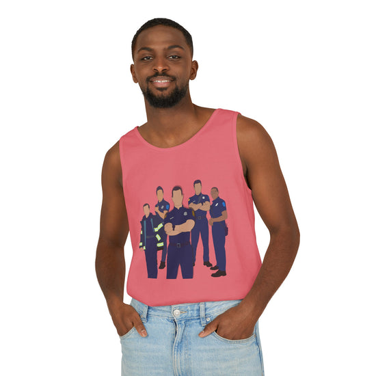 9-1-1 Group Tank Top - Fandom-Made