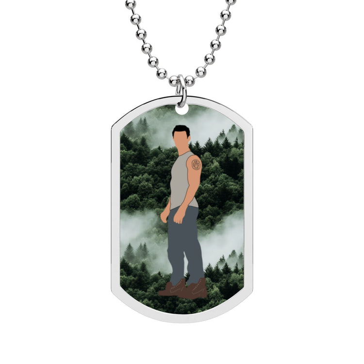 Jake Dog Tag with Chain