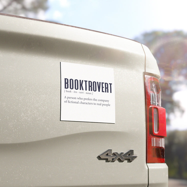 Booktrovert Car Magnets - Fandom-Made
