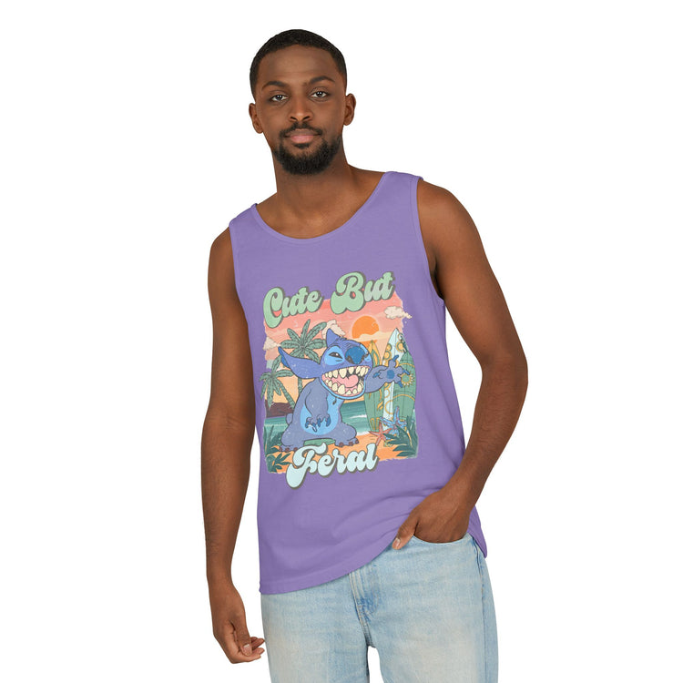 Cute But Feral Tank Top - Fandom-Made