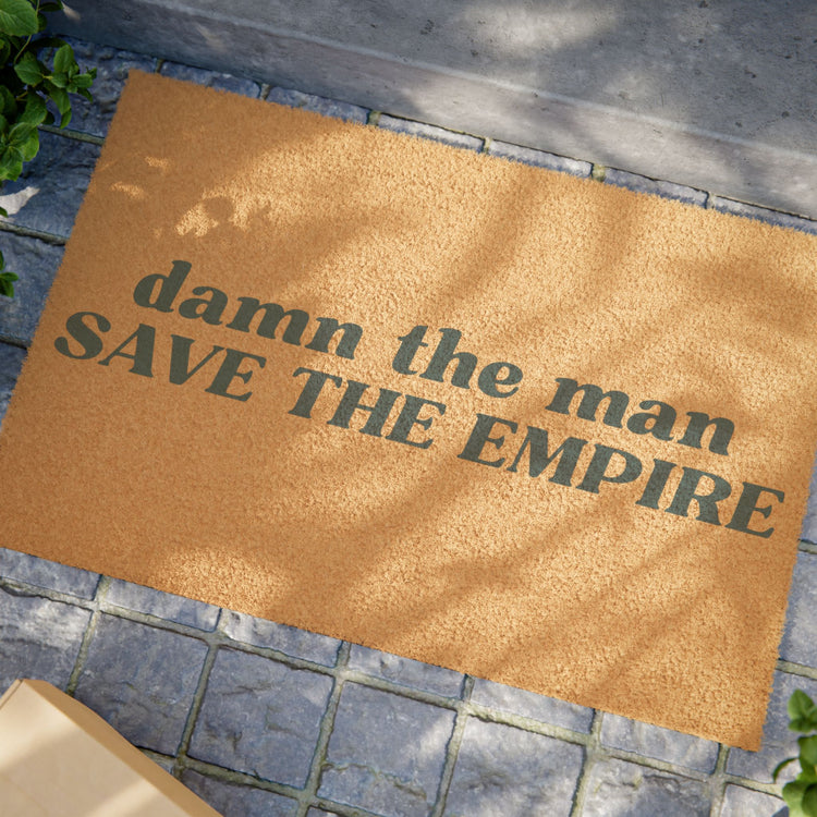 Damn The Man Doormat - Fandom-Made