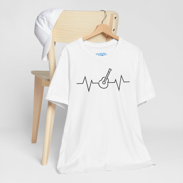 My Heart Beats For Guitarists T-Shirt - Fandom-Made