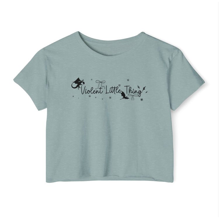 Violent Little Thing Coquette Crop Top - Fandom-Made