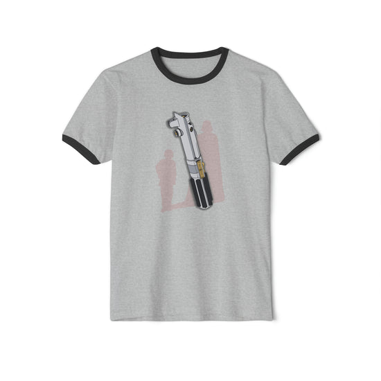 Anakin Lightsaber Unisex Cotton Ringer T-Shirt - Fandom-Made