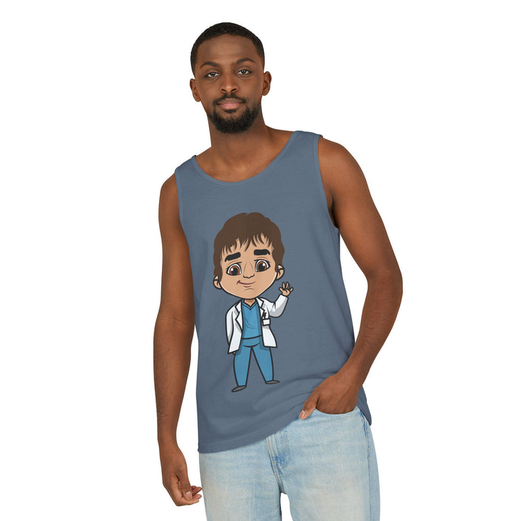 George O'Malley Unisex Garment-Dyed Tank Top - Fandom-Made