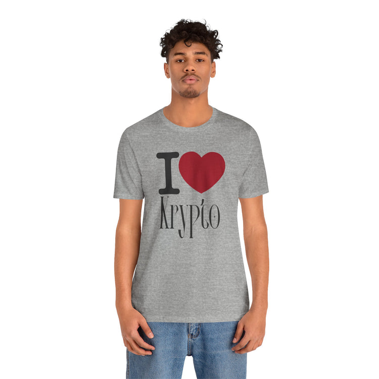I Love Krypto T-Shirt - Fandom-Made