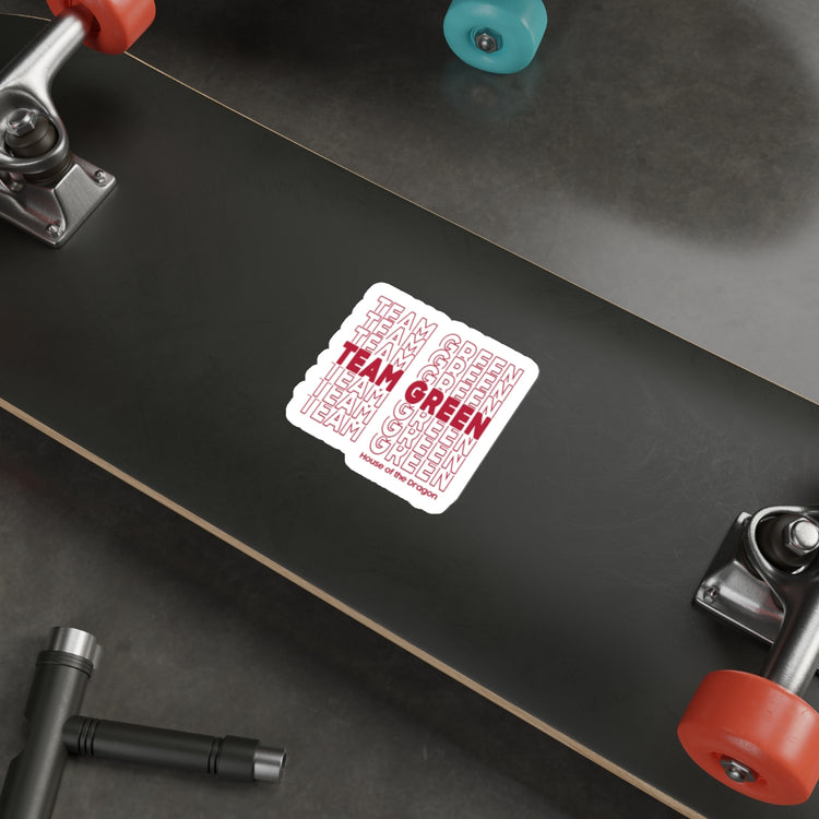 Team Green Die-Cut Sticker