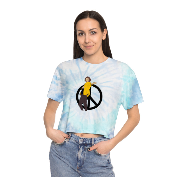 Klaus Hargreeves Tie-Dye Crop Tee - Fandom-Made