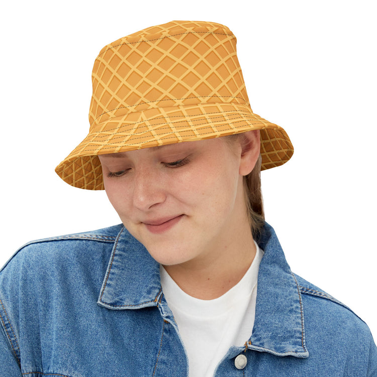 Waffle Bucket Hat - Fandom-Made