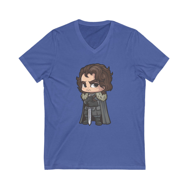 Jon Snow V-Neck Tee - Fandom-Made