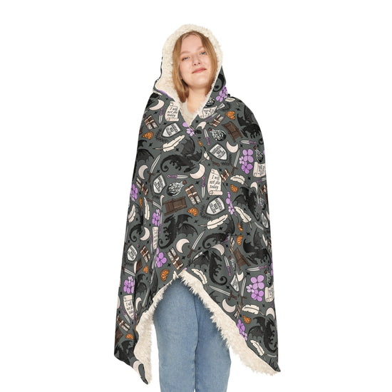 Fourth Wing Collage Snuggle Blanket - Fandom-Made