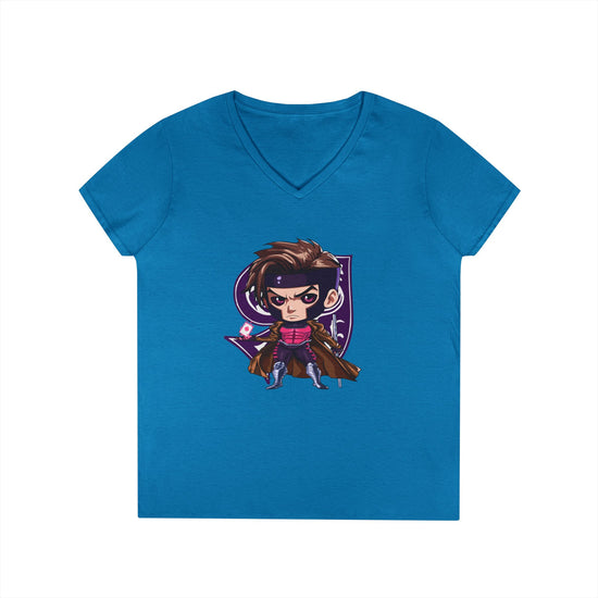 Gambit V-Neck T-Shirt - Fandom-Made