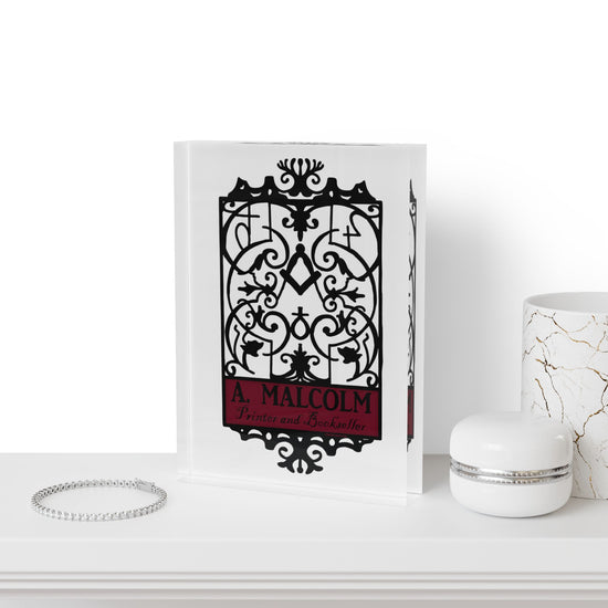 A. Malcolm Printer Sign Photo Block - Fandom-Made