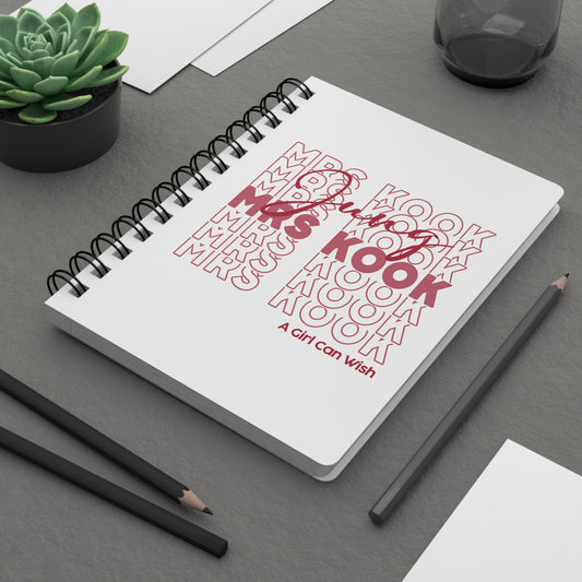 Mrs. Jung Kook Spiral Bound Journal