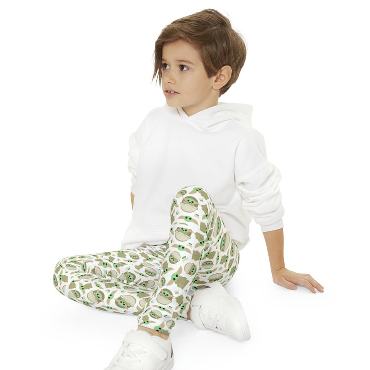 Grogu All-Over Print Youth Leggings - Fandom-Made