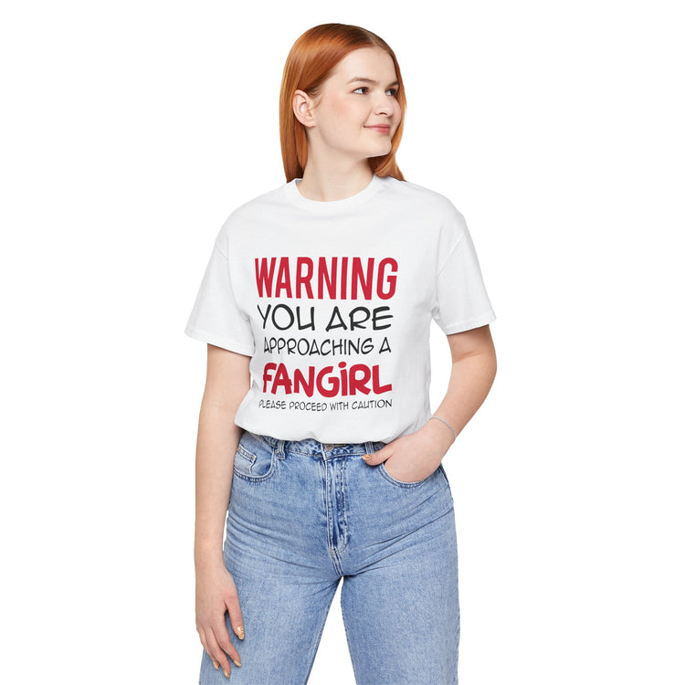 Warning Fangirl Unisex T-Shirt - Fandom-Made
