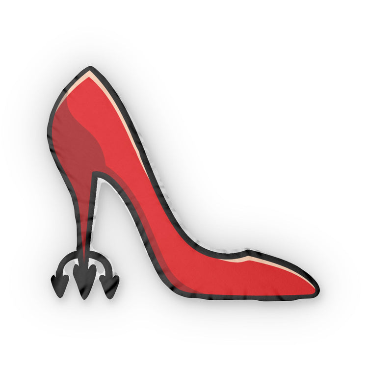 Devil Heel-Shaped Pillow - Fandom-Made