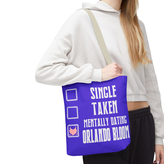 Mentally Dating Orlando Bloom Tote Bag - Fandom-Made