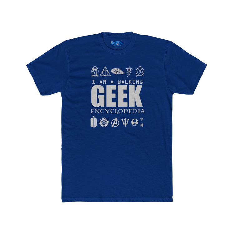 Geekdom Encyclopedia Men's Fitted T-Shirt - Fandom-Made