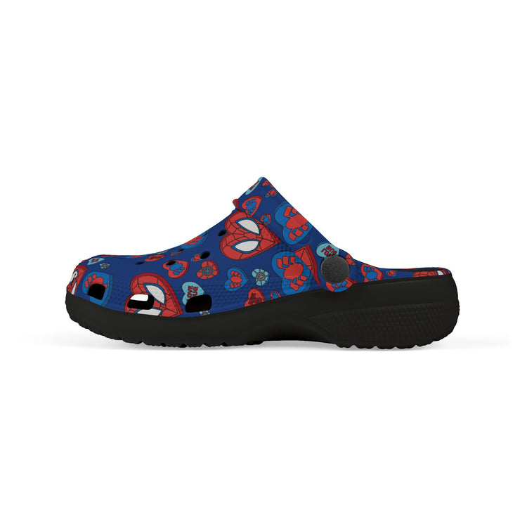 Spidey Conversation Hearts Kids Clogs - Fandom-Made