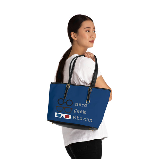 Whovian Leather Shoulder Bag - Fandom-Made