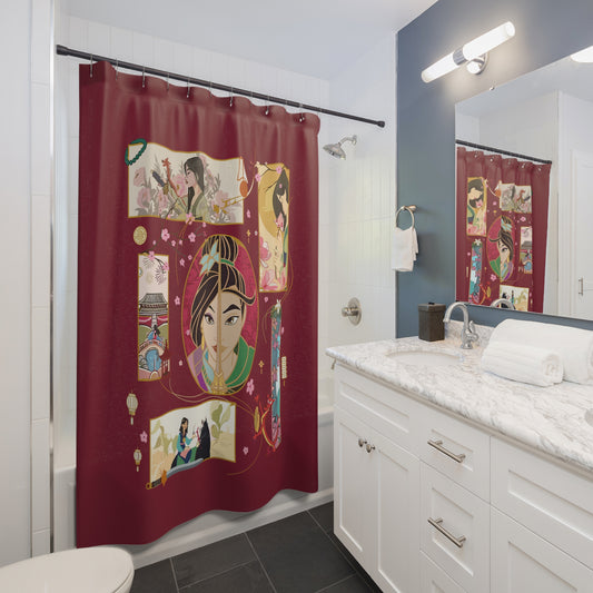 Mulan Shower Curtain - Fandom-Made