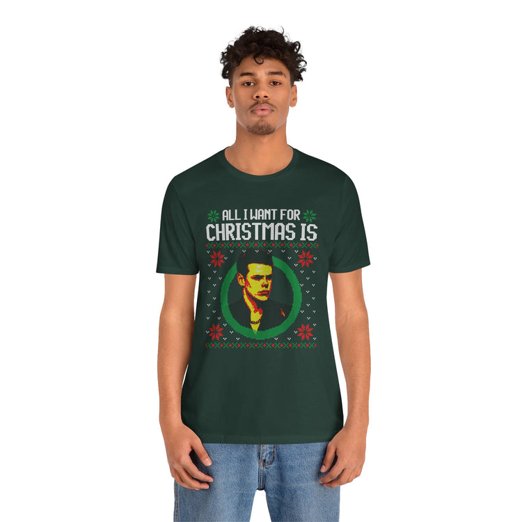 All I Want For Christmas Is a British Rockstar Unisex T-Shirt