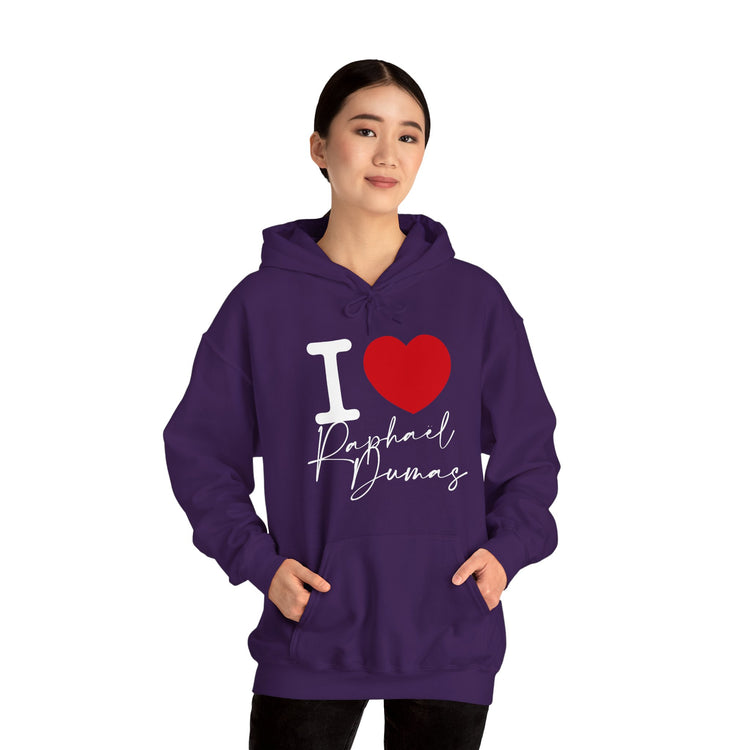 I Love Raphaël Dumas Hoodie - Fandom-Made