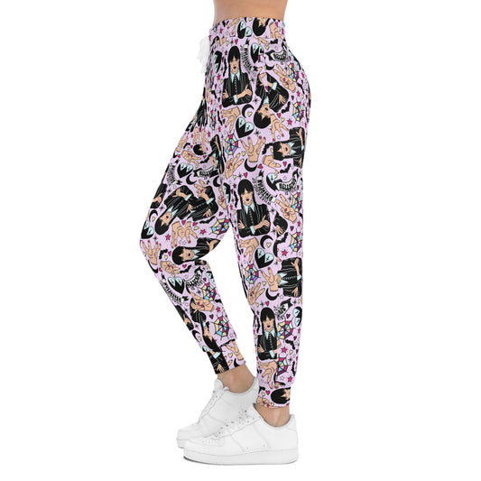 Wednesday All Over Print Joggers - Fandom-Made