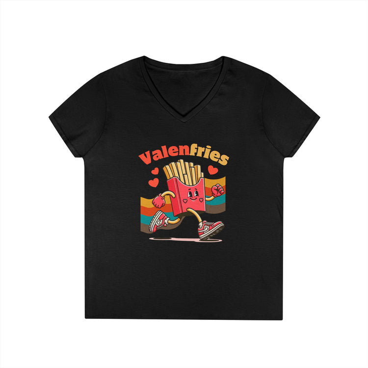 Valenfries V-Neck Tee - Fandom-Made